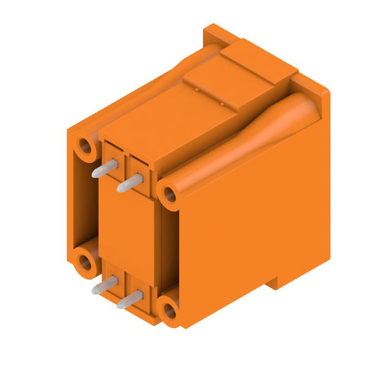 1030440000 - 3.81mm Flanged Male Header PCB Connector, 4-Pole, Orange  (Pack of 64)