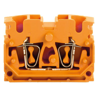 1704560000 - RoHS Compliant Orange Feed-Through Terminal, 2.5 mm² Capacity  (Pack of 100)