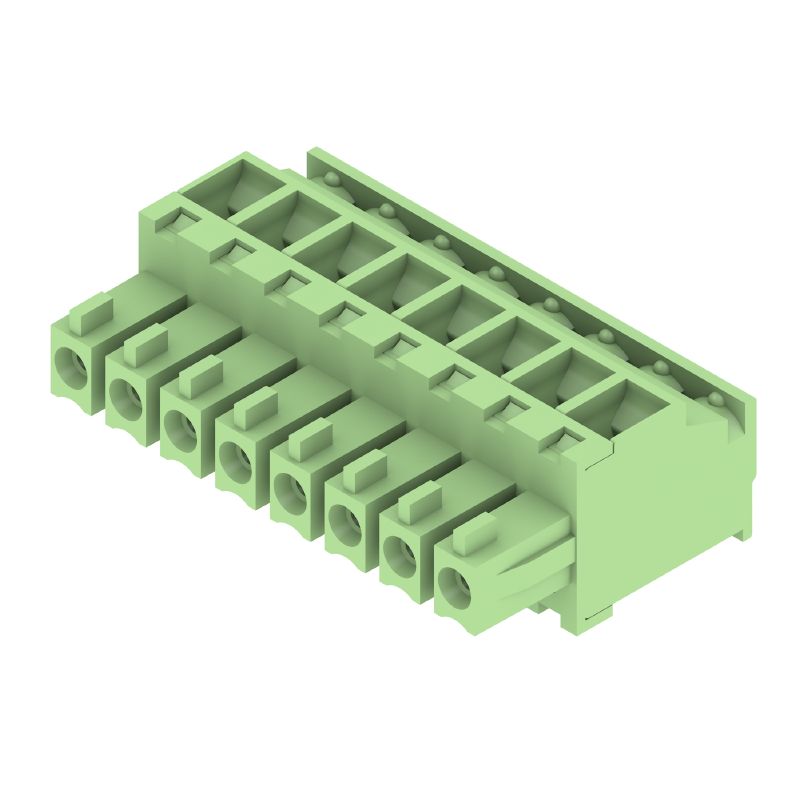 1798740000 - 3.81mm 8-Pole PCB Female Connector with Clamping Yoke  (Pack of 50)