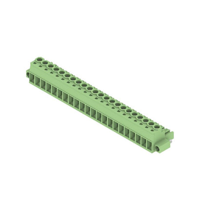 2004500000 - 22-Pole 5.08mm PCB Female Plug-In Connector, 180-Degree Design  (Pack of 12)