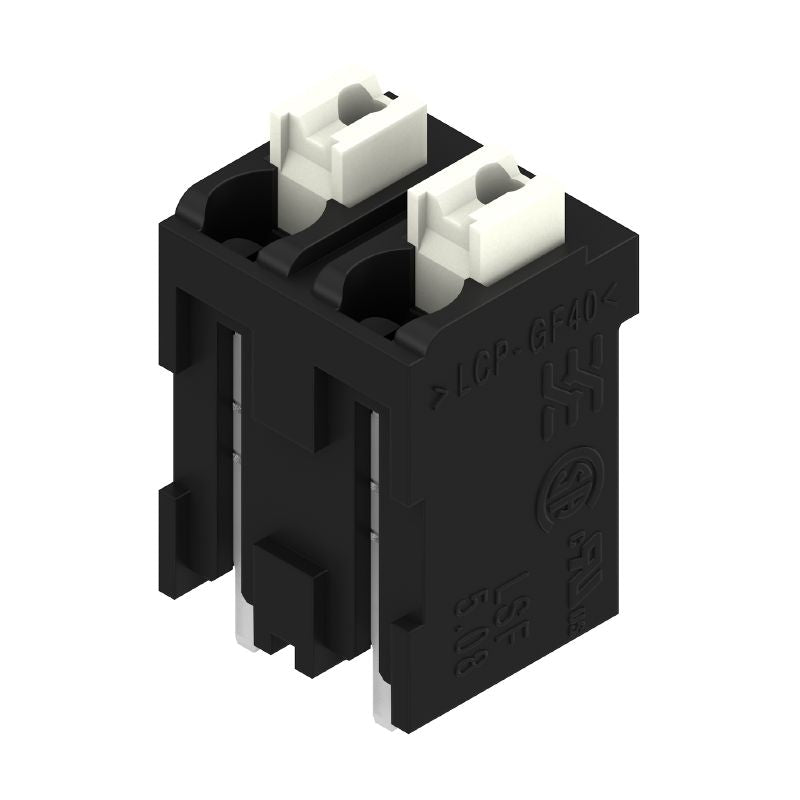 1870210000 - Black 5.08mm PCB Terminal, 2 Poles at 180°, 1.5mm Pins  (Pack of 59)
