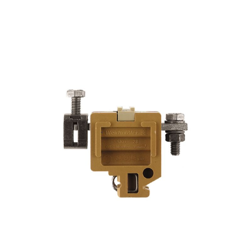 0170020000 - 35mm² Feed-Through Terminal Block, 125A, Beige Finish  (Pack of 10)