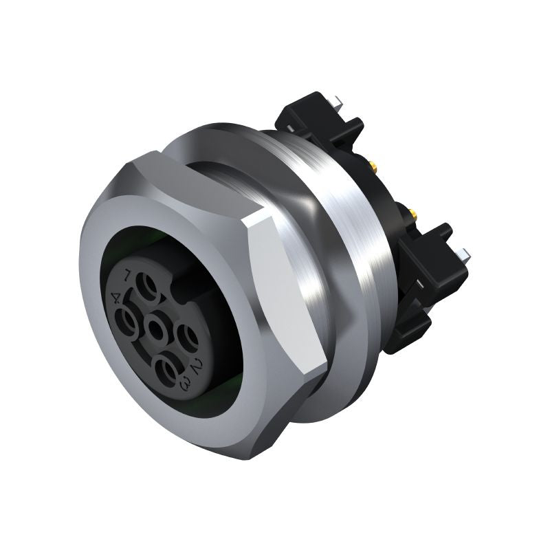 2423440000 - M12 8-Pole Connector with M14 Thread and Flexible Cable Length  (Pack of 25)