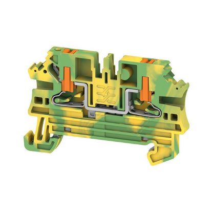 2847590000 - Green/Yellow 2.5mm² Terminal for TS 35 Mounting  (Pack of 100)