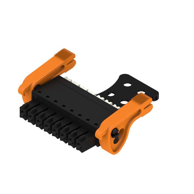 2443000000 - 3.81mm 8-Pole Female PCB Connector with PUSH IN Clamping  (Pack of 50)