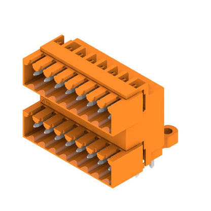 1633640000 - 3.50mm 16-Pole PCB Connector, THT Solder, Orange Box  (Pack of 20)
