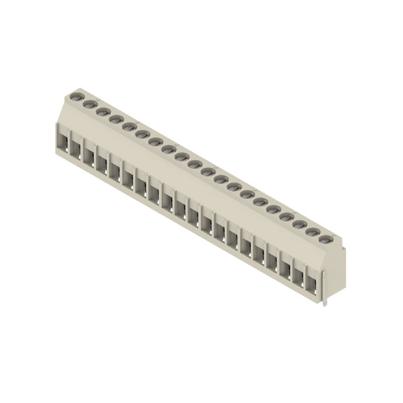 1922930000 - 5.00mm Pitch Grey PCB Terminal 20 Poles 90° Connection  (Pack of 18)