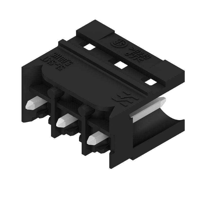 1797810000 - 5mm Pitch Black 3-Pole Male Header Connector for PCB  (Pack of 250)