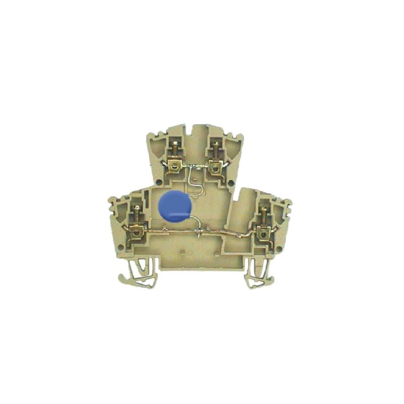 1833690000 - Dark Beige 2-Level Terminal Block, 4 Connections, Max 2.5 mm²  (Pack of 50)