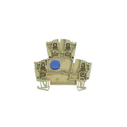1833690000 - Dark Beige 2-Level Terminal Block, 4 Connections, Max 2.5 mm²  (Pack of 50)