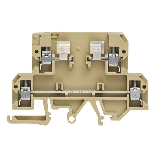 9509640000 - Beige 4mm² Fuse Terminal with 3 Screw Connections  (Pack of 50)