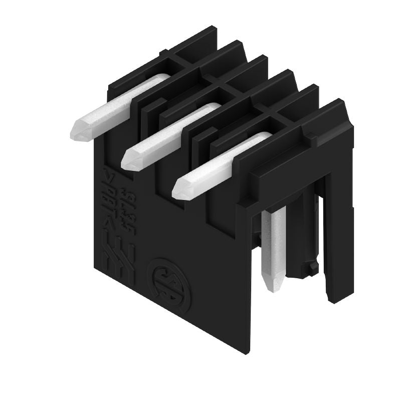 1723410000 - 3-Pole Male Header Connector, 3.50mm Pitch, Black  (Pack of 100)