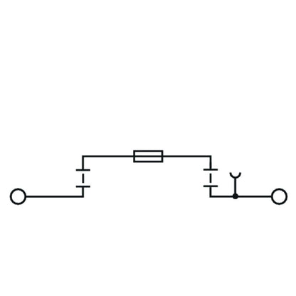 1814690000 - Black 6mm² Fuse Terminal with Tension-Clamp Connection  (Pack of 25)