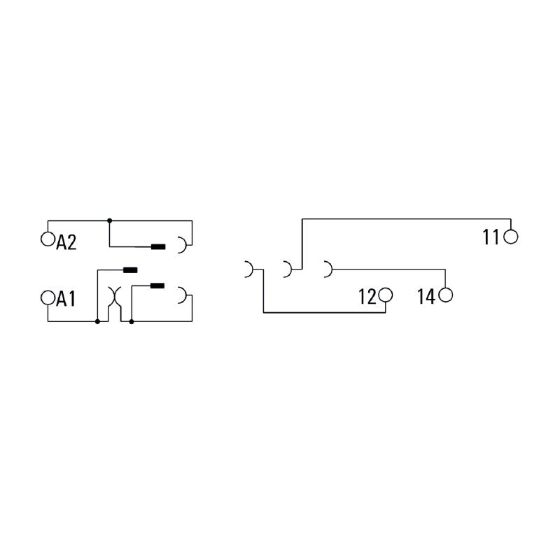 7760056350 - UL Certified Relay Socket, 1 CO Contact, 12 A Capacity  (Pack of 10)