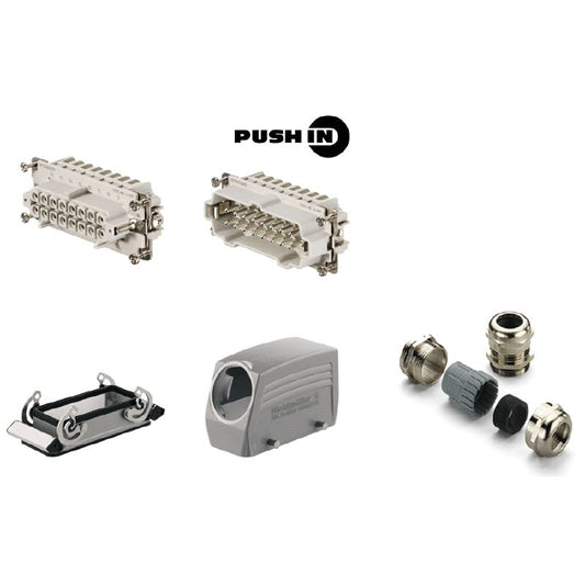 1027640000 - Heavy-Duty 16-Pole Connector Kit with IP65 Protection