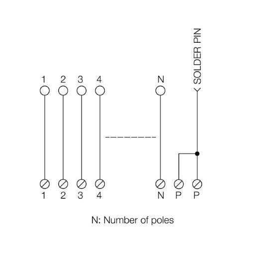 8259000000 - 60-Pole Plug-in Connector with Screw Connection, IEC60603-13 Compliant