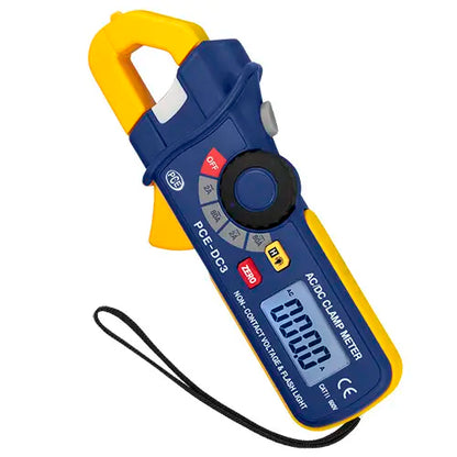 PCE-DC3 - Compact Clamp Meter with Non-Contact Voltage Tester and Illumination