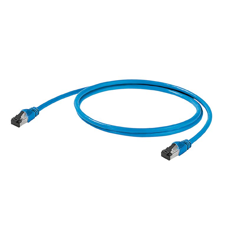 2813820010 - 1m RJ45 Patch Cable with IP30 Protection and 6kV Voltage