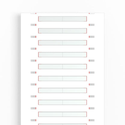 2437470000 - 25.4 x 4.2 mm White Cable Marker for 0.8-2.4 mm Conductors  (Pack of 2000)