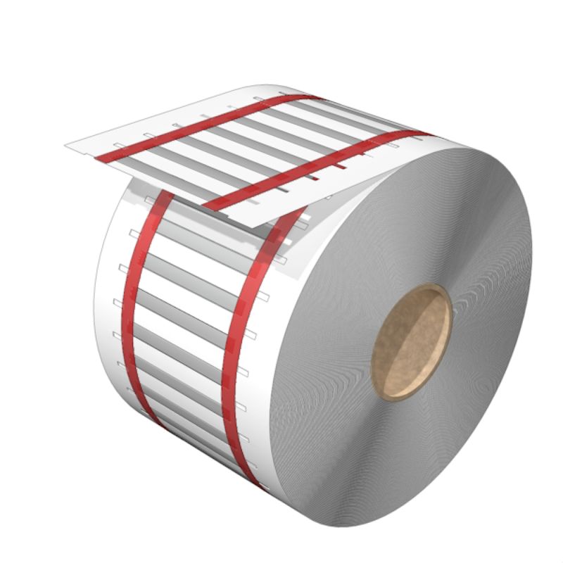 2437490000 - White Cable Markers for 0.8-2.4mm Conductors, 50.8x4.2mm  (Pack of 1000)