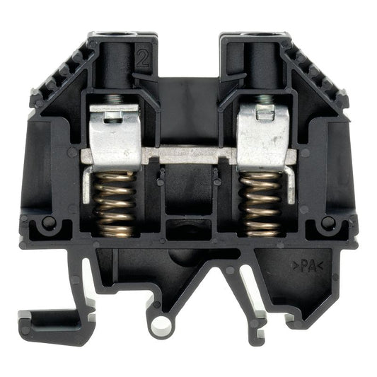 9537410000 - Black Feed-Through Terminal Block, 10mm², 57A Capacity  (Pack of 50)