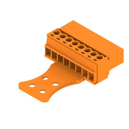 1237040000 - 8-Pole 180° PCB Plug Connector with Clamping Yoke  (Pack of 50)