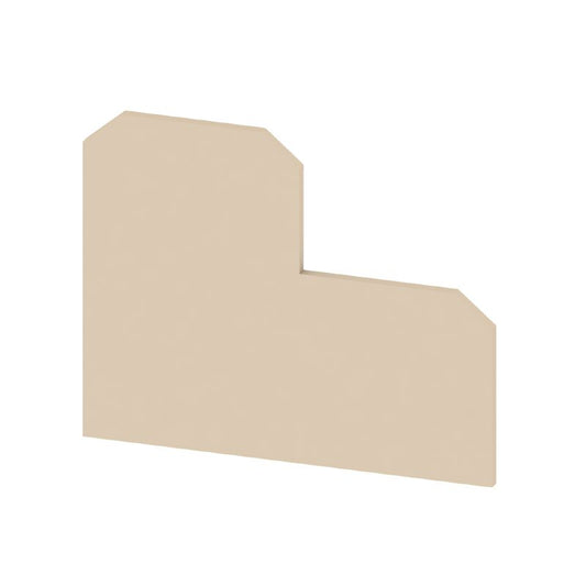 0438560000 - Beige PA 66 End Plate, 51mm for Terminals  (Pack of 20)