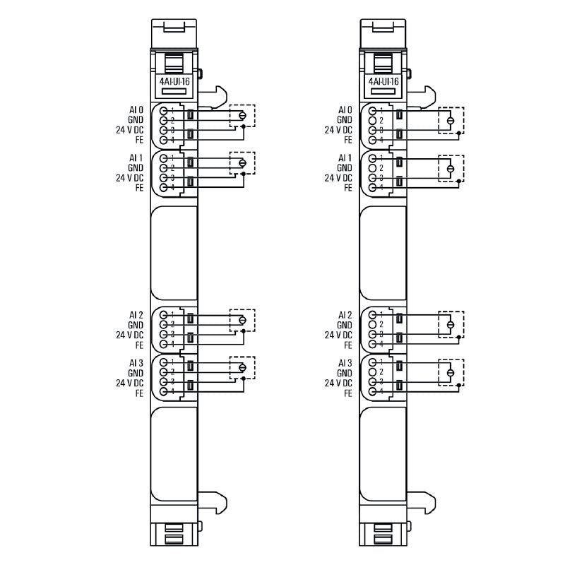 1506920000 - 4-Channel IP20 Remote I/O Module for Analog Signals