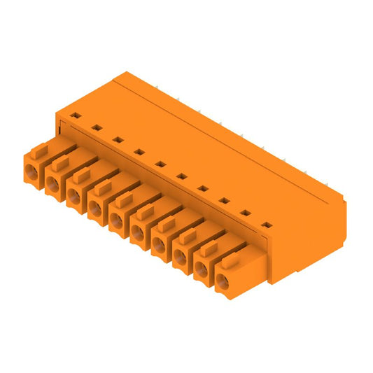 2541440000 - 3.81mm Female PCB Connector with 10 Poles and 180° Angle  (Pack of 50)