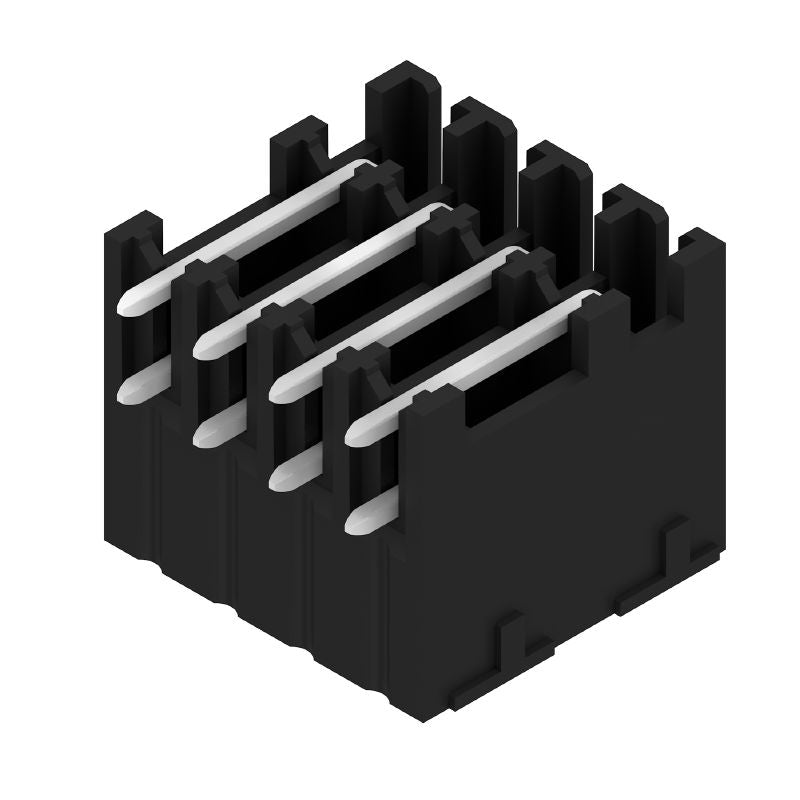 1039290000 - 8-Pole Black PCB Connector with 1.5mm Pins and 90° Angle  (Pack of 50)