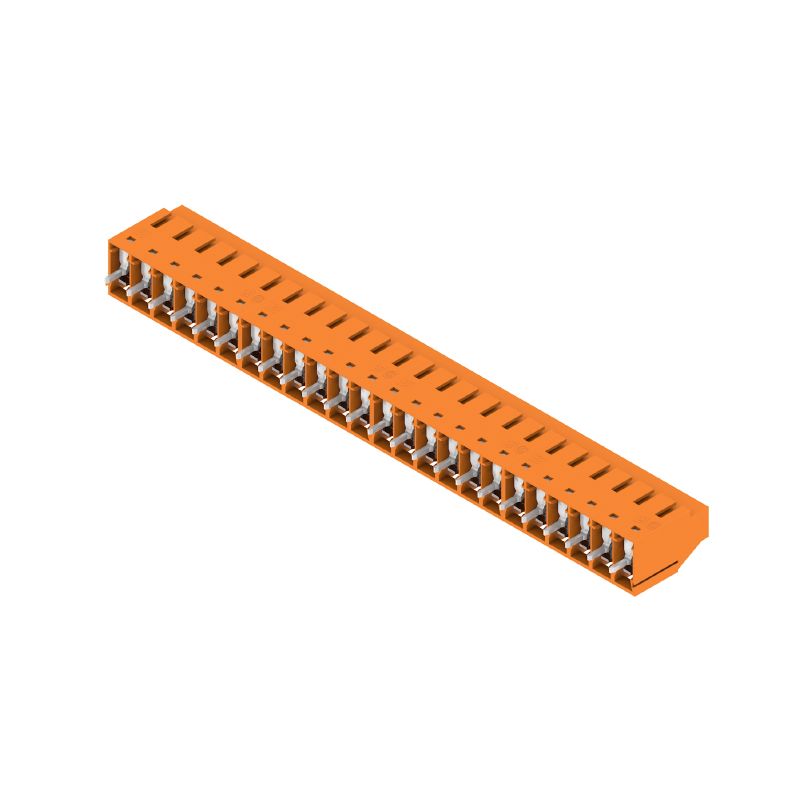 1002050000 - 5.08mm Orange PCB Terminal, 24 Poles, 3.2mm Pins  (Pack of 20)