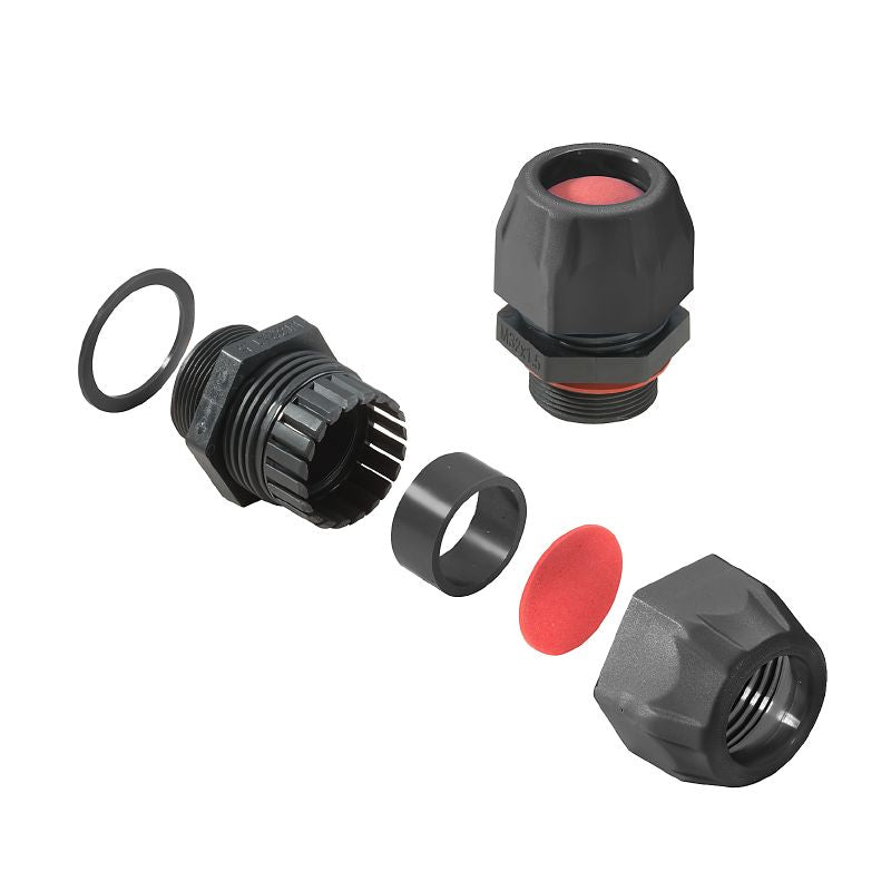 2722030000 - M40 Plastic Cable Gland for 20-28mm Diameter, IP68 Rated  (Pack of 15)