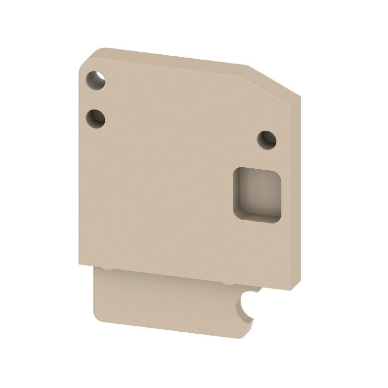 0476260000 - 3mm Beige End Plate for SAK Series Mounting  (Pack of 50)
