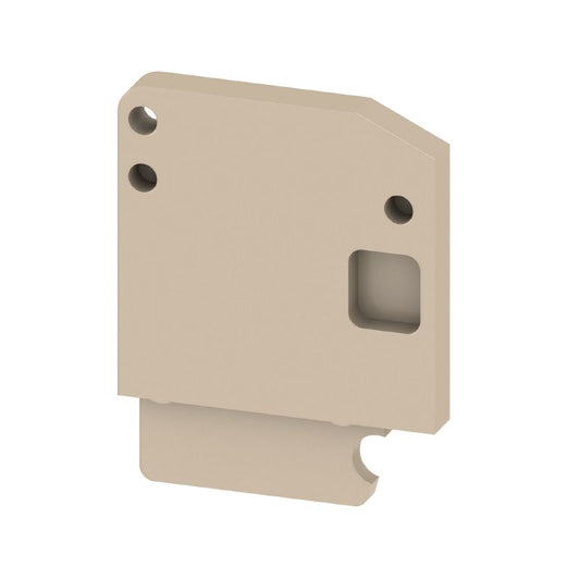0476260000 - 3mm Beige End Plate for SAK Series Mounting  (Pack of 50)
