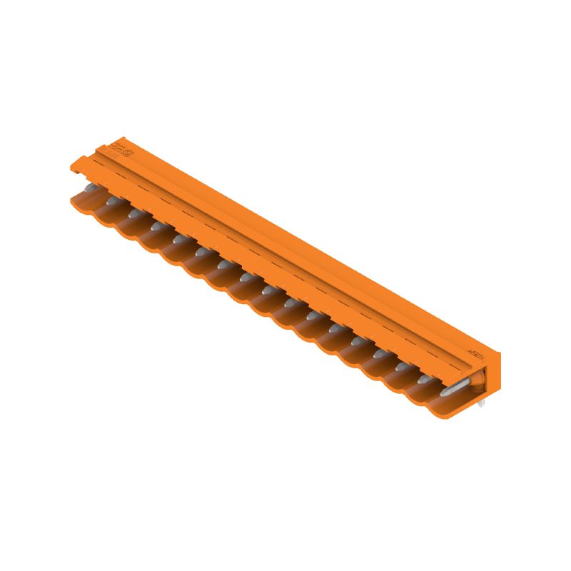 1571270000 - 5.0mm 17-Pole THT Male Header Connector, Orange  (Pack of 20)