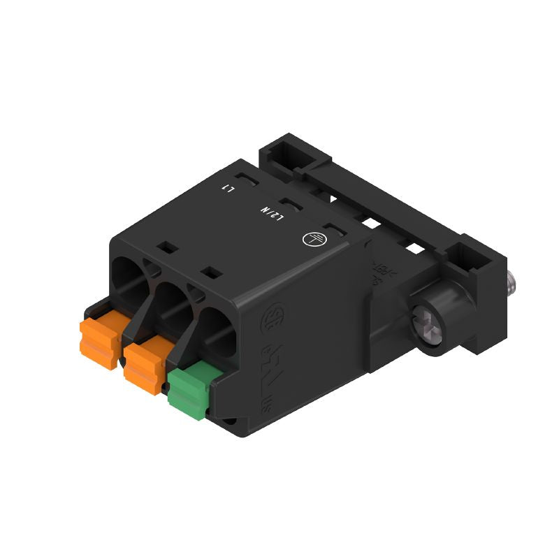 2716640000 - 3-Pole PCB Male Plug Connector, 5.08mm Pitch, Push In  (Pack of 72)