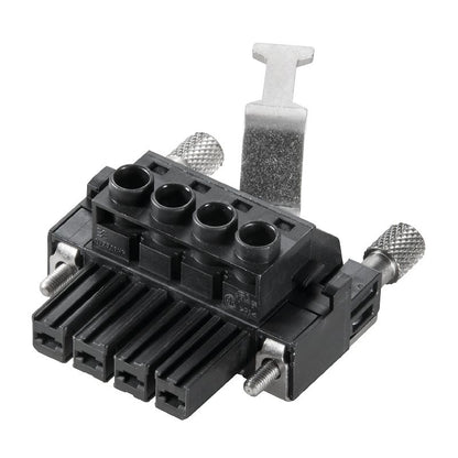 2637690000 - 7.62mm PCB Female Connector with 4-Pole Clamping Yoke  (Pack of 25)