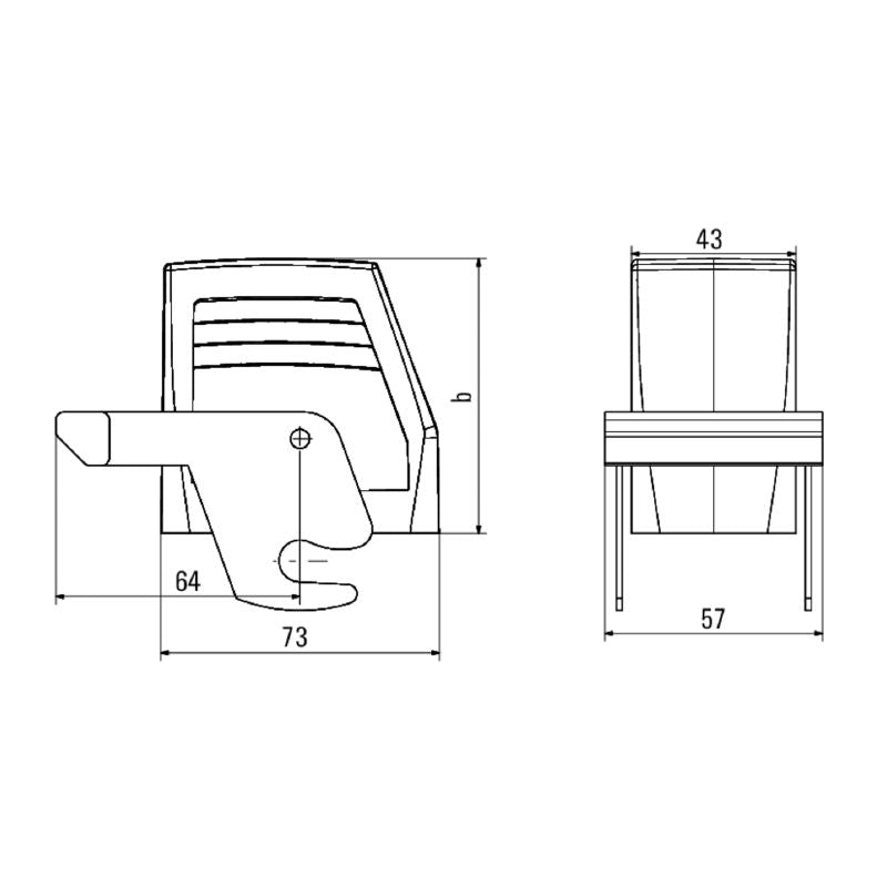 1968360000 - IP65 Rated Enclosure with Side Entry, Size 4 Installation