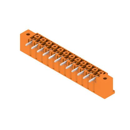 1942550000 - 3.81mm Tinned Orange Male Header Connector with 12 Poles  (Pack of 50)
