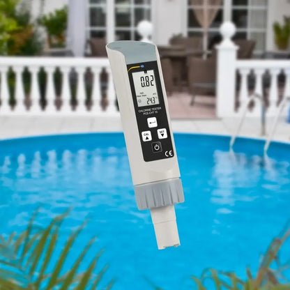 PCE-CHT 10 - Compact Chlorine Tester for Water with Backlit Display