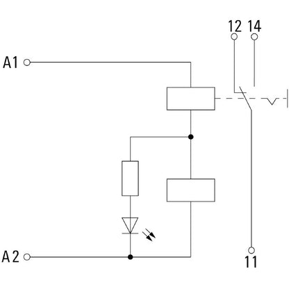 2476780000 - 24V AC Relay Module with Test Button and 10A Capacity  (Pack of 10)
