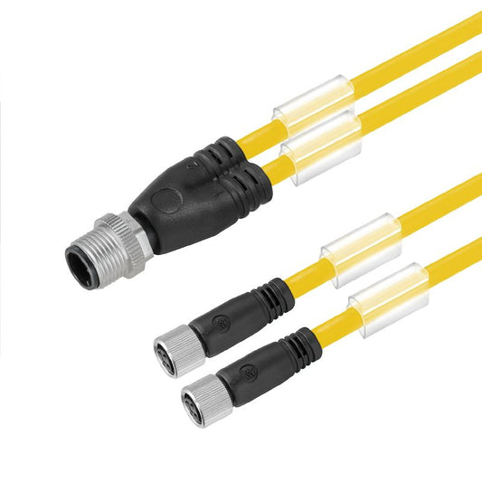 1093251000 - 10m M12/M8 Sensor/Actuator Line, 3 Poles, Twin Cabling