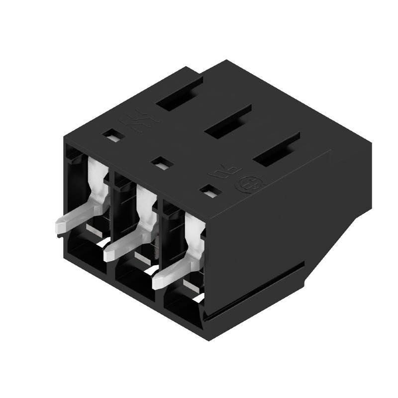 1067570000 - 5.08mm 3-Pole PCB Terminal with 3.2mm Solder Pins, Black  (Pack of 114)