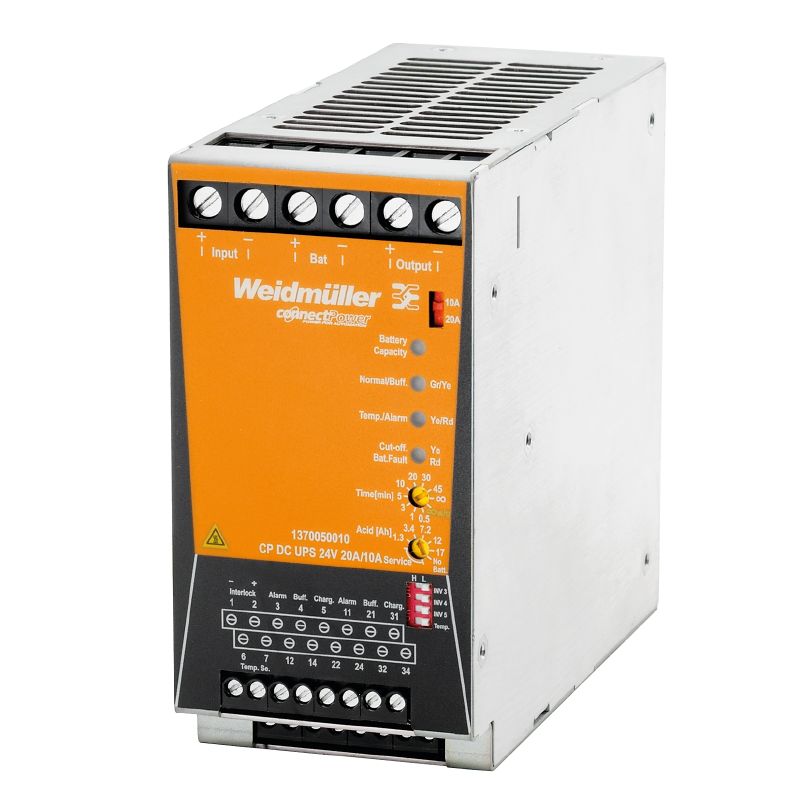1370050010 - 24V DC UPS 20A/10A with Built-in Charger & UL Certified
