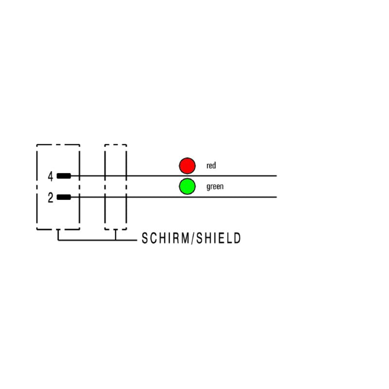 1873303000 - 30m Shielded M12 Bus Line with 2 Poles