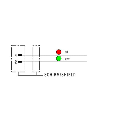 1873303000 - 30m Shielded M12 Bus Line with 2 Poles