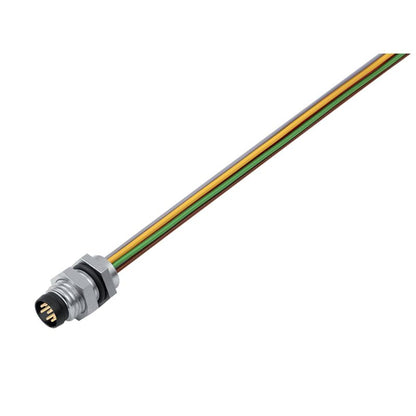 1467620000 - 0.2m M8 Connector with 8 Poles, Straight Mounting