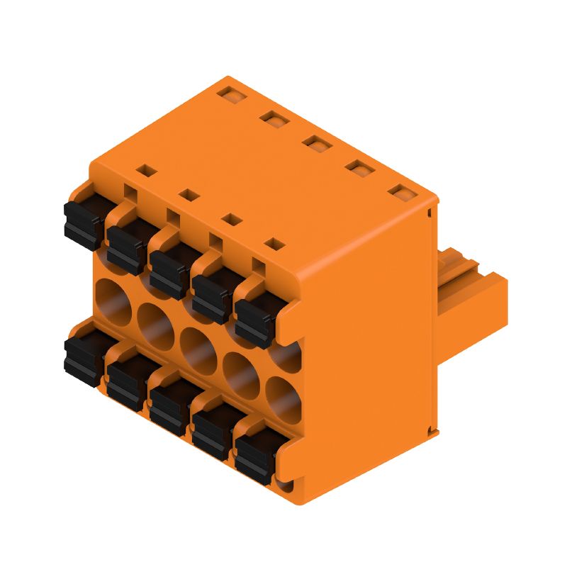 1001180000 - 5-Pole PCB Female Connector, 5.08mm Pitch, 180° Angle  (Pack of 48)