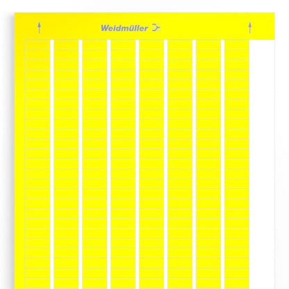 1686381687 - Yellow 8x20mm Laser Marker, RoHS Compliant, Temp Range -40° to +150°C  (Pack of 10)