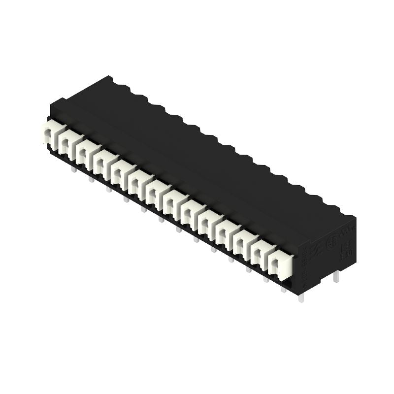 1870390000 - 3.5mm Pitch Black PCB Terminal, 14 Poles, Push In Mechanism  (Pack of 11)
